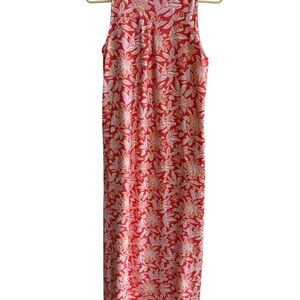 J. McLaughlin Orange and Pink Floral Maxi  Dress size small Like new condition
